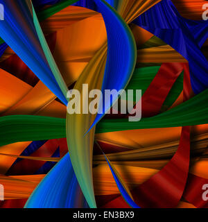 Abstract e colorato sfondo d'onda. Foto Stock