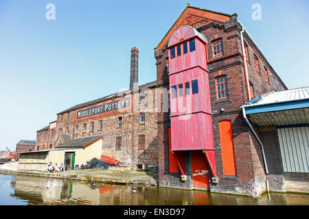 Burleigh Middleport fabbrica di ceramiche a Stoke-on-Trent Nord Inghilterra Staffordshire REGNO UNITO Foto Stock