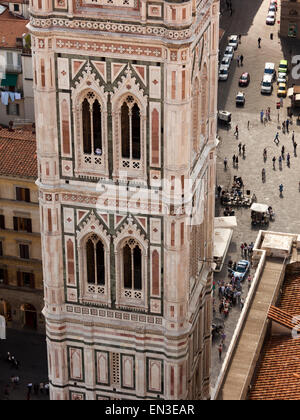 L'Italia, Firenze, Torre nella città vecchia Foto Stock