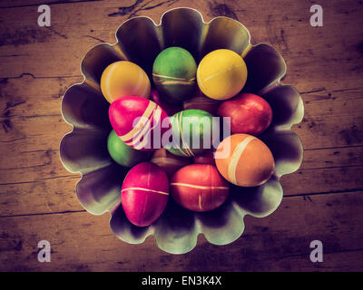 Decorative Uova di Pasqua Foto Stock
