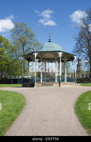 Shrewsbury, Shropshire: il palco per spettacoli nel Parco di cava Foto Stock