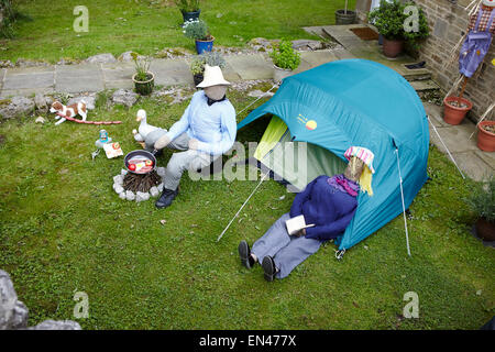 Kettlewell spaventapasseri festival Foto Stock