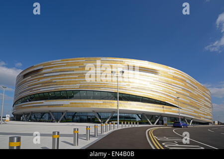 Derby Arena, Velodrome. Derbyshire, Inghilterra. Foto Stock