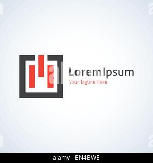 Pensate al di fuori della scatola power up business technology vettore icona logo Illustrazione Vettoriale