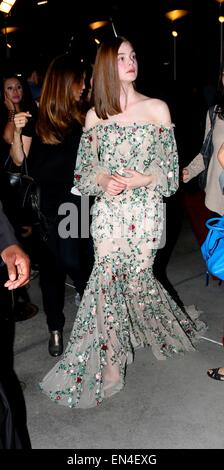 Los Angeles premiere di 'in basso' al Arclight Hollywood - Arrivi con: Elle Fanning dove: Los Angeles, California, Stati Uniti quando: 23 Ott 2014 Foto Stock