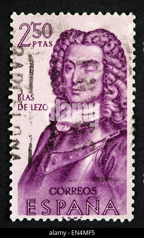 Lo spagnolo francobollo Foto Stock