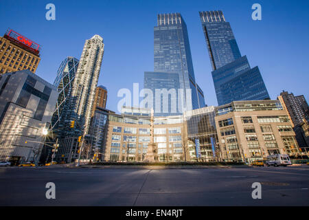 Columbus Circle, New York, NY, STATI UNITI D'AMERICA Foto Stock