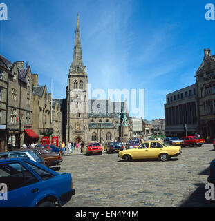 Eine Reise nach Durham, Inghilterra 1980er Jahre. Un viaggio a Durham, Inghilterra degli anni ottanta. Foto Stock