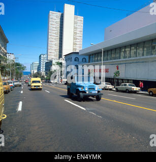 Eine Reise nach Havanna, Kuba 1980er Jahre. Un viaggio a L'Avana, Cuba degli anni ottanta. Foto Stock