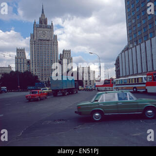 Eine Reise nach Moskau, Russland 1980er Jahre. Un viaggio a Mosca, Russia degli anni ottanta. Foto Stock