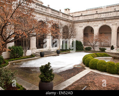 Motivi di maggiore libertà di galleria d'arte, a Washington DC nel tardo inverno Foto Stock