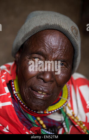 Samburu tribù nel nord del Kenya Foto Stock