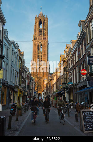 'Domtoren' (Chiesa torre) di Utrecht, Olanda Foto Stock
