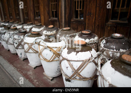 Sake Giapponese a Tokyo Foto Stock