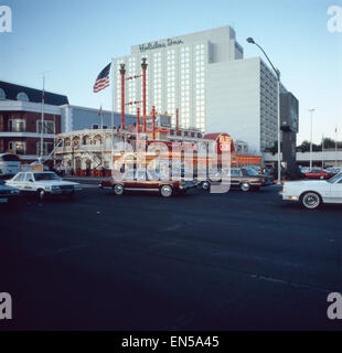 Das vacanza am Casino Las Vegas Boulevard, Las Vegas, Nevada, STATI UNITI D'AMERICA 1980er Jahre. La Vacanza Casinò di Las Vegas Blvd, Las Ve Foto Stock