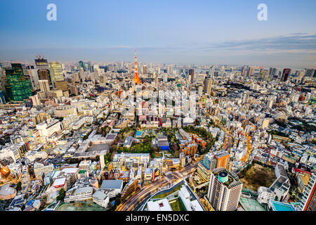 Tokyo, Giappone cityscape. Foto Stock