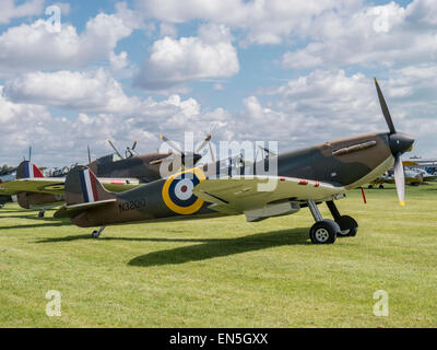 1939 MK1uno Spitfire N3200 nella foto a Shoreham Airshow nel West Sussex Foto Stock