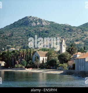 Urlaub auf der Insel Lopud, Dalmatien, Kroatien, Jugoslawien 1970er Jahre. Vacanza sull'isola di Lopud, Dalmazia, Croazia, Y Foto Stock