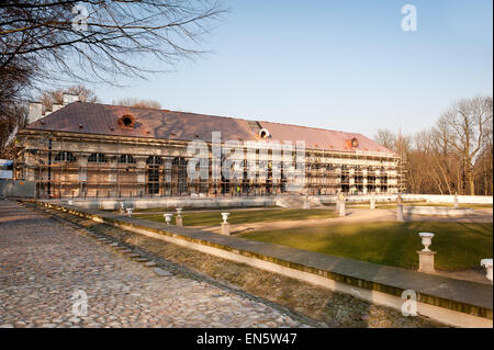 Stara Pomaranczarnia revisione esterno nel Parco delle Terme Reali Foto Stock