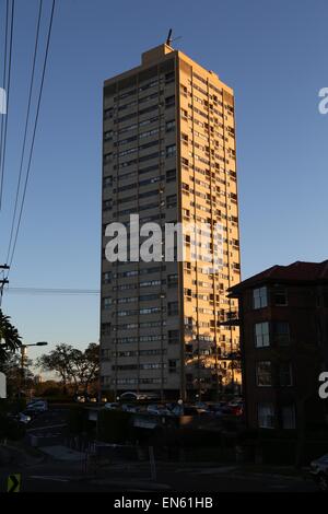 Punto di Blues Tower, McMahons Point, Sydney. Credito: Richard Milnes/Alamy Foto Stock