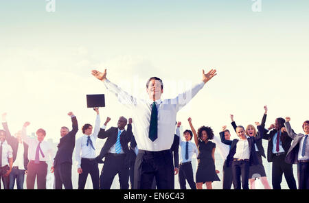 La gente di affari di successo aziendale Concept Foto Stock