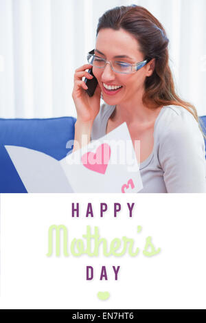 Immagine composita delle madri di giorno saluto Foto Stock