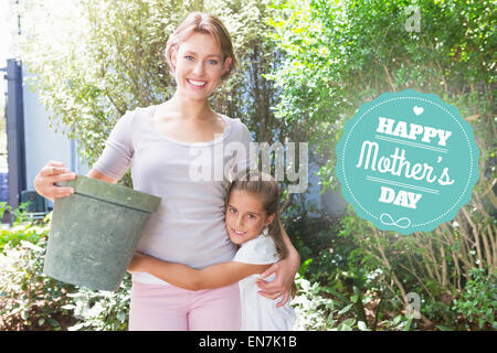 Immagine composita delle madri di giorno saluto Foto Stock