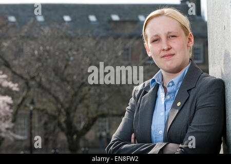 Mhairi nero, MP, il 20 enne SNP candidato per Paisley e Renfrewshire Sud che ha battuto il lavoro di Douglas Alexander alla sede a Westminster Foto Stock