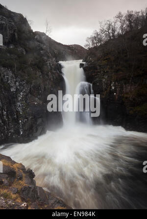 Le Cascate di Kirkaig in Assynt, Scozia. Foto Stock