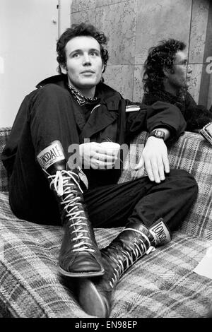 Adam Ant al Palladium, Hollywood, Los Angeles, Stati Uniti d'America. Dicembre 1982. Foto Stock