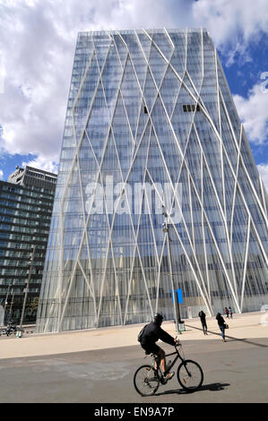 Torre Diagonal Zero Zero, Barcelona, Catalogna, Spagna. Foto Stock