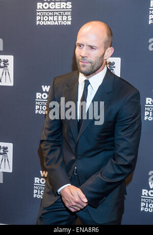 Attore Jason Statham assiste il pioniere per cena durante il 2015 CinemaCon di Las Vegas. Foto Stock