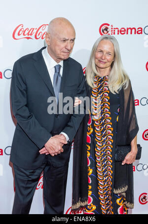 Attore Alan Arkin assiste il 2015 Cinemacon Awards di Las Vegas Foto Stock