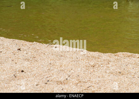 Alberche riverbank in Toledo, Castilla La Mancha, in Spagna Foto Stock