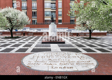 Benvenuti parco dedicato a William Penn, Philadelphia, Pennsylvania, STATI UNITI D'AMERICA Foto Stock