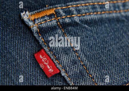 La Levi Strauss e Co Jeans Denim. Foto Stock