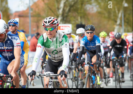 Viborg, Danimarca. Il 1 maggio, 2015. Gara ciclistica internazionale (UCI 1.2) Team ColoQuick Credito: Brian Bjeldbak/Alamy Live News Foto Stock