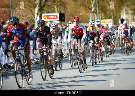 Viborg, Danimarca. Il 1 maggio, 2015. Gara ciclistica internazionale (UCI 1.2) Argo18 Scandinavia Credito: Brian Bjeldbak/Alamy Live News Foto Stock