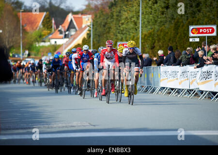 Viborg, Danimarca. Il 1 maggio, 2015. Gara ciclistica internazionale (UCI 1.2) Credito: Brian Bjeldbak/Alamy Live News Foto Stock