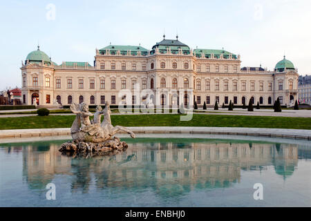 Il Belvedere Superiore di Vienna in Austria Foto Stock