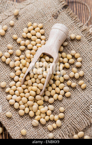 Porzione di fagioli di soia (dettagliate di close-up shot) Foto Stock