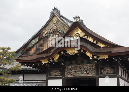 Palazzo Ninomaru presso il castello di Nijō, Kyoto, Giappone. Foto Stock