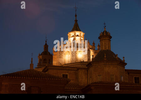 Santa Maria de Mediavilla Cattedrale (avviato in 12 sec.) in stile romanico e stile mudéjar. Teruel. Aragona. Spagna Foto Stock