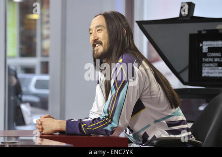 Steve Aoki appare sul GlobalTV la mattina mostra con: Steve aoki dove: Toronto, Canada quando: 28 Ott 2014 Foto Stock