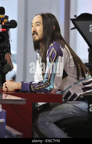 Steve Aoki appare sul GlobalTV la mattina mostra con: Steve aoki dove: Toronto, Canada quando: 28 Ott 2014 Foto Stock