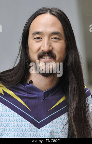 Steve Aoki appare sul GlobalTV la mattina mostra con: Steve aoki dove: Toronto, Canada quando: 28 Ott 2014 Foto Stock