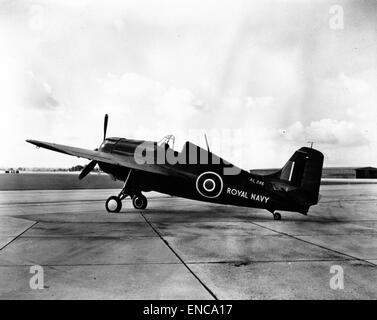 Grumman F4F-4 Grumman Martlet I AL246 Fleet Air Air Museum Foto Stock