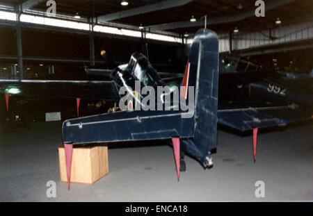 Grumman F4F-4 Grumman Martlet I AL246 Fleet Air Air Museum Foto Stock