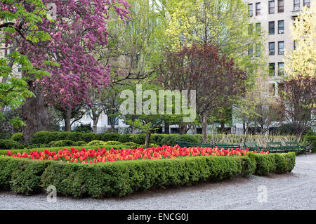 La molla a Gramercy Park, New York City Foto Stock