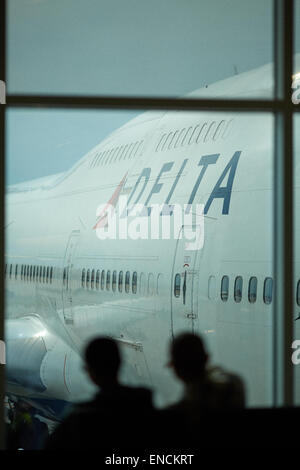 Atlanta in Georgia USA Hartsfield - Jackson di Atlanta Aeroporto Internazionale conosciuto localmente come aeroporto di Atlanta, Hartsfield, o Hartsfi Foto Stock